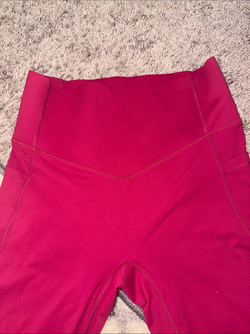 HALARA Women's High-Waist Ultra Sculpt Leggings in Magenta - Picture 2 of 5